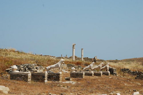 Ile de Delos - Terrasse des lions